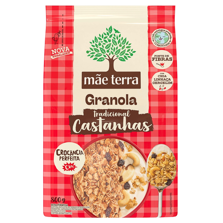 Granola Tradicional Mãe Terra Castanhas 800G 360-6