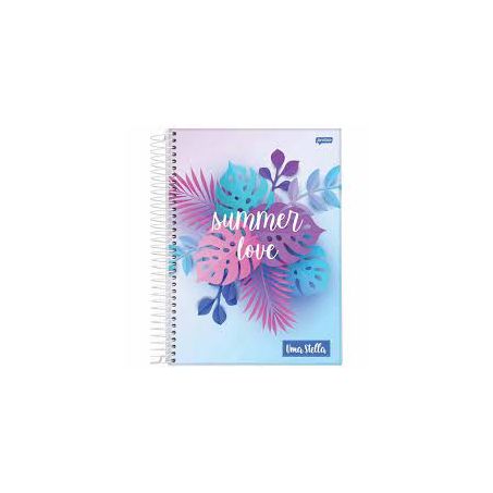 CADERNO JANDAIA CD ESPIRAL UNIV STELLA 80 FLS      360-3