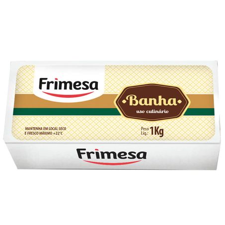 Banha frimesa pct 1kg
