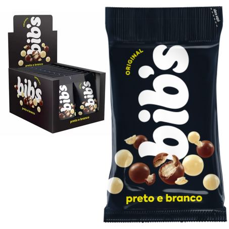 Chocolate neugebauer bibs 40g preto e branco