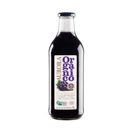 Suco aurora orgânico uva 1l