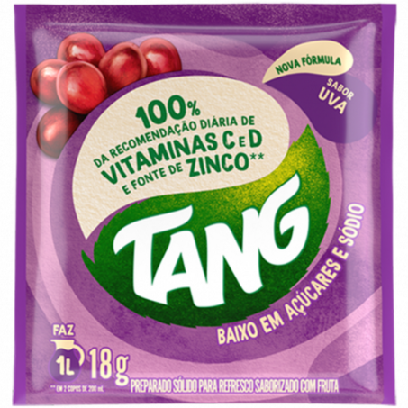 Refresco em po tang 18g uva