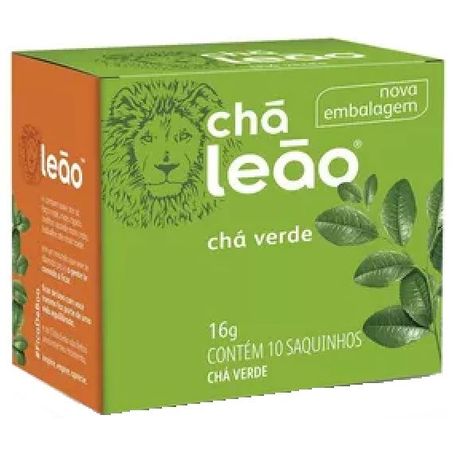CHÁ VERDE LEÃO C/10 SAQUINHOS