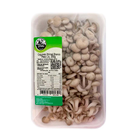 Cogumelo Pura Vida Shimeji Branco 200G