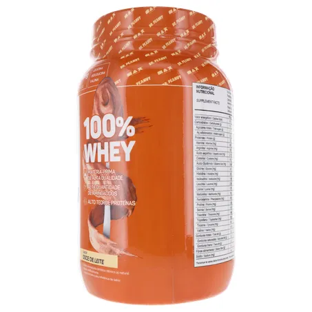 SUPLEMENTO WHEY PROTEIN MAX TITANIUM DR.PEANUT DOCE DE LEITE POTE 900G 360-6