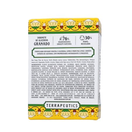 SABONETE GRANADO 90G TERAPEUTICS CASTANHA 360-19