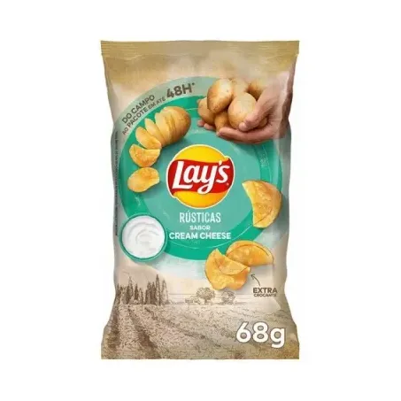 Batata lay´s rustica cream cheese 68g
