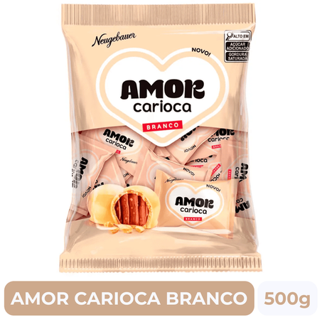 Bombom amor carioca bco 500g pacote