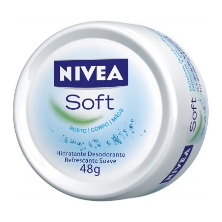 Creme nivea soft rosto, mãos e corpo 49g