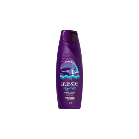 Shampoo Aussie Mega Moist Hidratação Frasco 180Ml