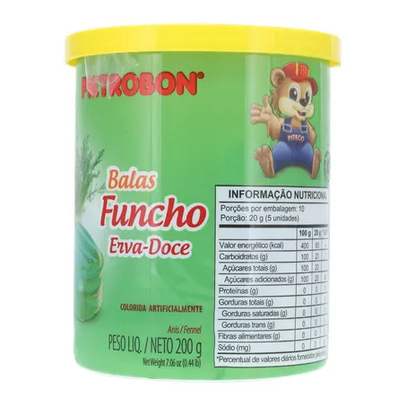 Balas Funcho Erva Doce Pietrobon Pote 200gr 360-2