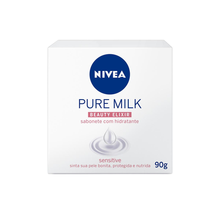 Sabonete Nivea 90g - Pure Milk - Sensitive