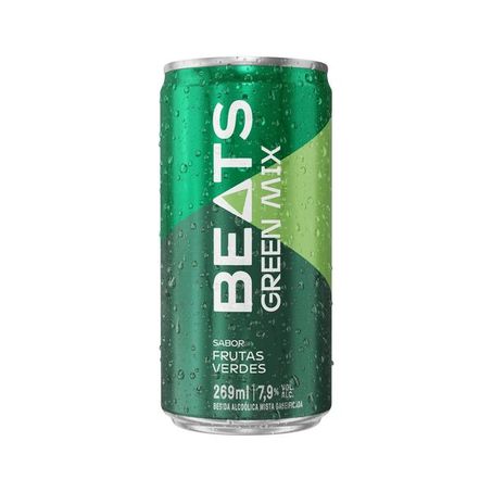 Bebida Mista Alcoólica Skol Beats Green Mix Lata 269ml