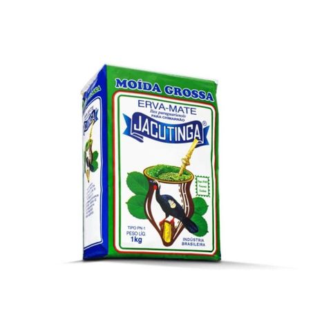 Erva Mate Jacutinga Moída Grossa Pacote 1Kg 