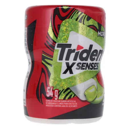 Chiclete Trident 54g - x Senses - Morango Lime | Condor