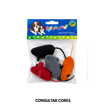 Brinquedo pet rato mini j0245
