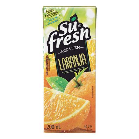 Bebida Mista Sú Fresh de Laranja e Maçã Caixa com Tampa 1lt