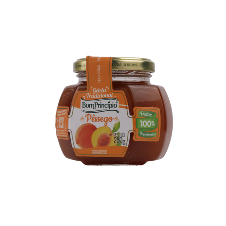 GELEIA TRADICIONAL DE PESSEGO 250G BOM PRINCIPIO 360-3
