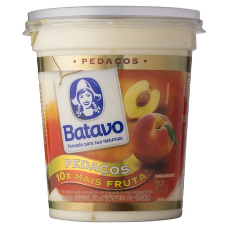 IOGURTE INTEGRAL PÊSSEGO BATAVO PEDAÇOS