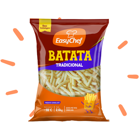 Batata Congelada Cantu Embalagem 2KG