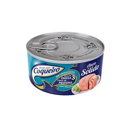 ATUM COQUEIRO SÓLIDO ÓLEO 170G