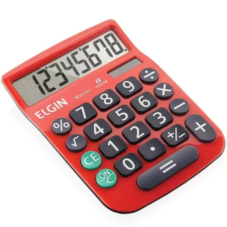 Escolar calculadora elgin mv4131 8 digitos