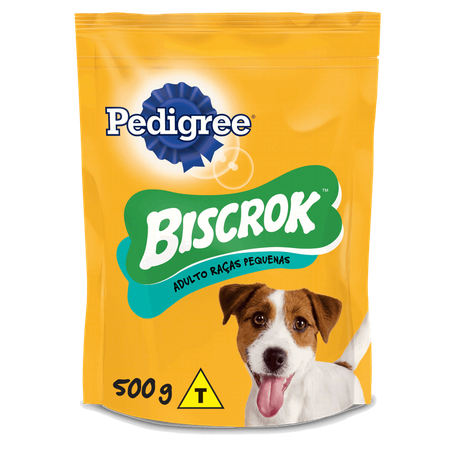 Petisco para Cães Adultos Raças Pequenas Pedigree Sabor Leite Pacote 500gr