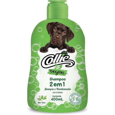 Shampoo collie 2em1 aloe vera vegano 400ml