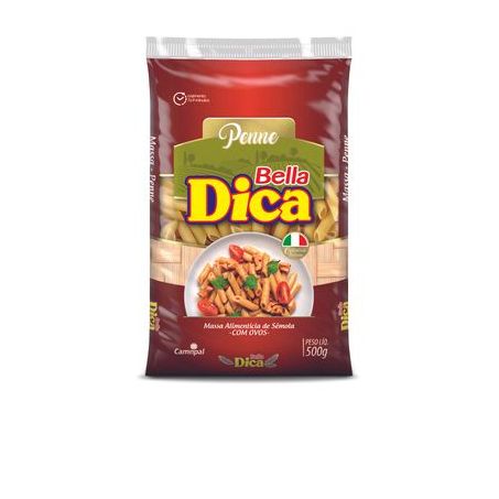 Massa Bella Dica C/ovos Penne 500G