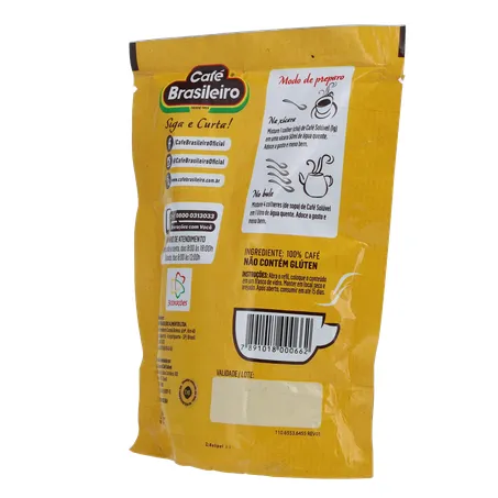 Café brasileiro solúvel sachê 50g 360-21