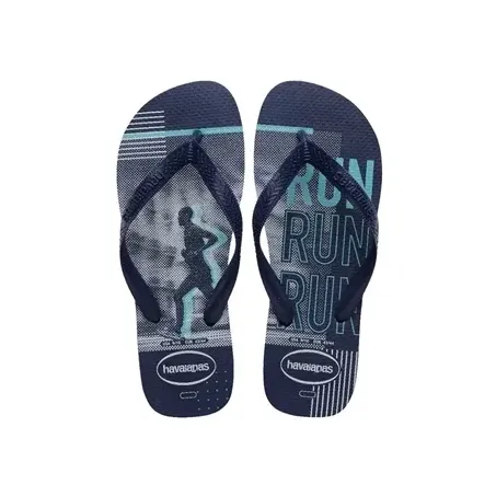 SANDÁLIA HAVAIANAS ATHLETIC TRADICIONAL AZUL MARINHO TAMANHO 43/44