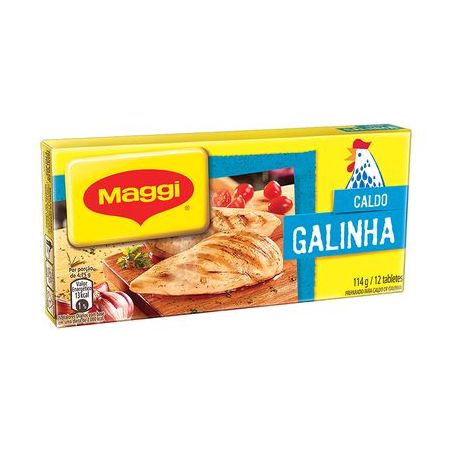 Caldo Tablete Maggi Galinha Caixa com 12un - 114gr
