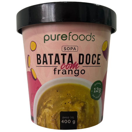 Sopa Pure Food Batata Doce com Frango 400g