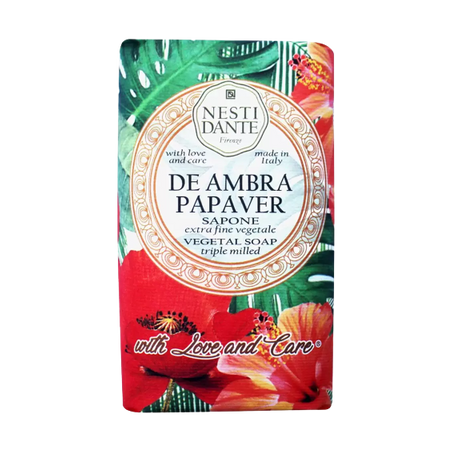 SABONETE NESTI DANTE 250G WHITE LOVE AND CARE AMBAR E PAPOULA