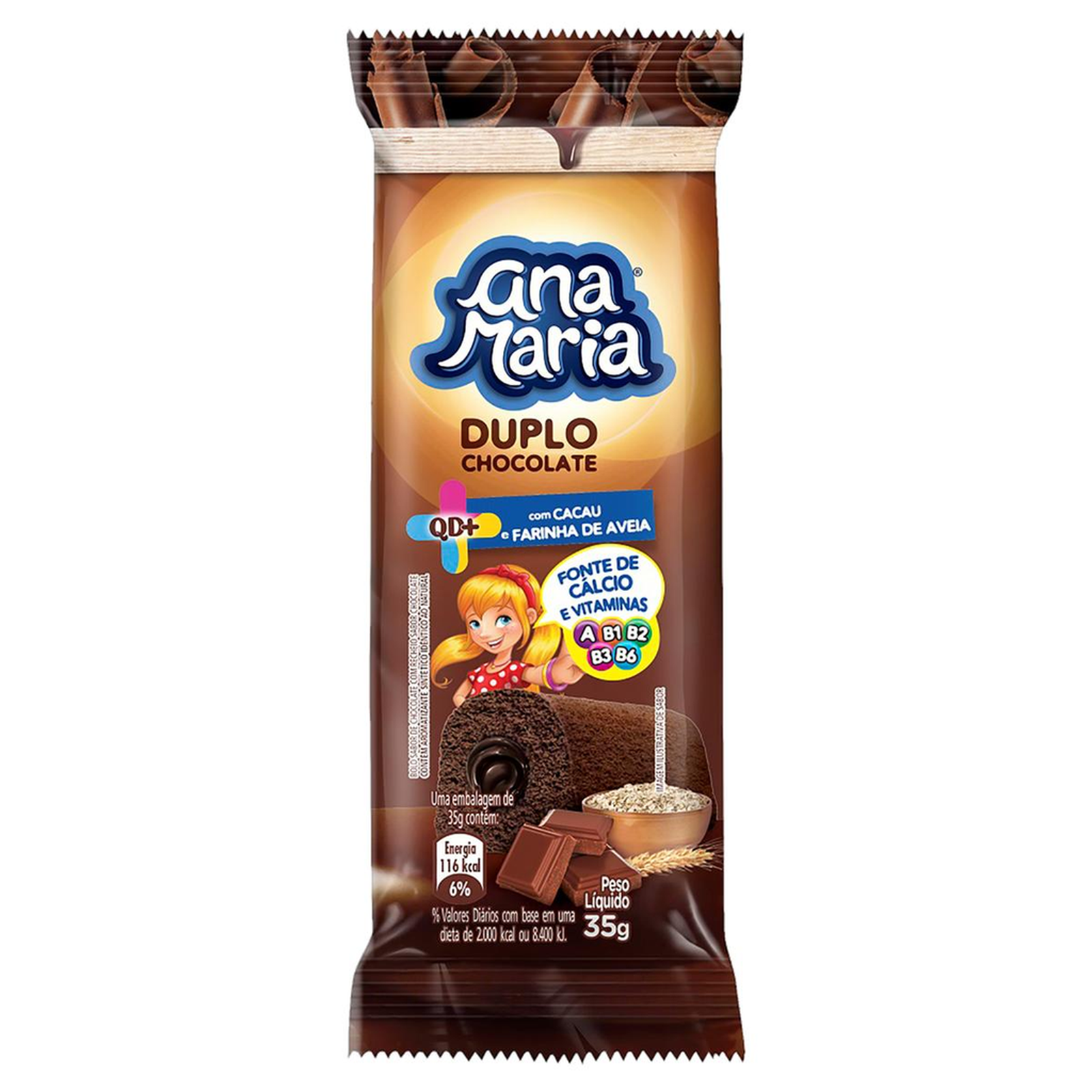 Bolinho Ana Maria 35g - Duplo Chocolate