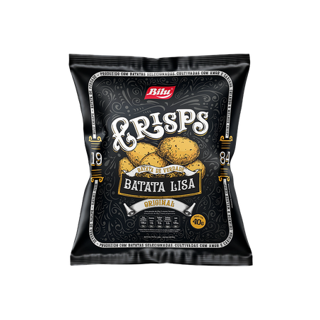 BATATA BILU 40G CRISPS ORIGINAL