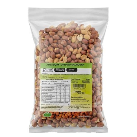 AMENDOIM TORRADO SALMOURA 500G