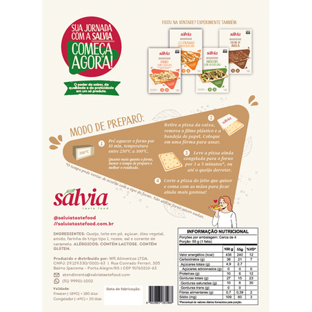 PIZZA SÁLVIA CHOCOLATE BRANCO 200G 360-1