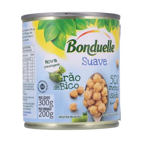 Grao de bico bonduelle suave lt200g 360-14