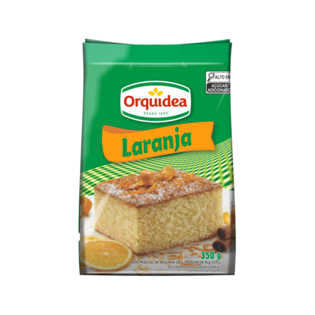 MISTURA P/BOLO LARANJA ORQUIDEA 350 G             