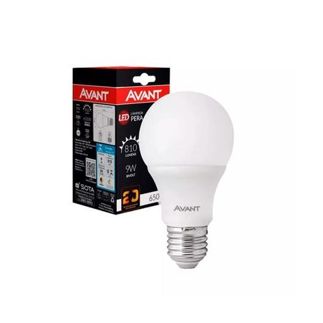 Lampada Led Avant Bivolt 9w Branca 6500k