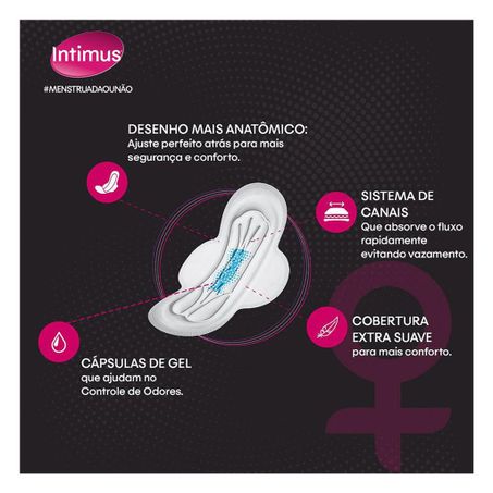 ABSORVENTE INTIMUS GEL C/ ABAS COB SUAV 32UN 360-4