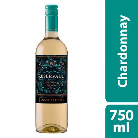 VINHO CHILENO BRANCO MEIO SECO RESERVADO CHARDONNAY