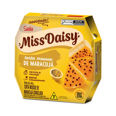 TORTA MOUSSE SADIA MARACUJÁ 470G
