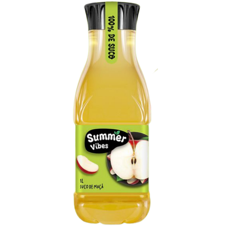 Suco summer vibes maça 1l 100% suco