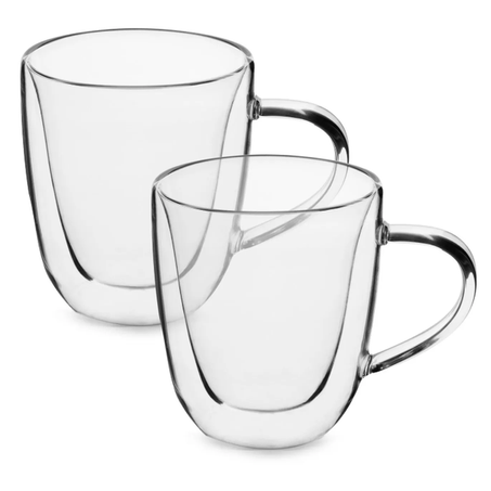 JOGO DE XÍCARA MIMO P/CHA C/2 190ML PAREDE DUPLA VD20138