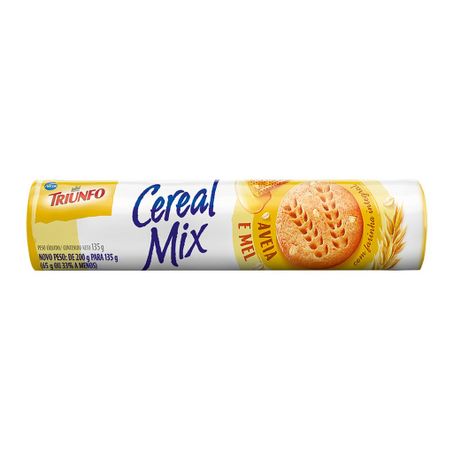 Biscoito Aveia e Mel Triunfo Cereal Mix