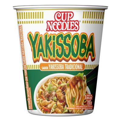 Macarrão yakssoba tradicional cup noodles 70g