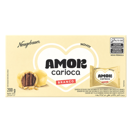 Bombom Amor Carioca Branco 200g