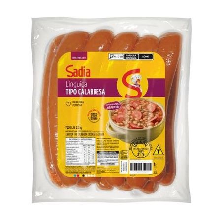 Linguiça sadia calabresa 0,400kg